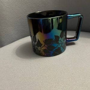 Starbucks Rare 14 oz Coffee Mug 2020 Iridescent Autumn Rose Oil Slick Coffee Mug